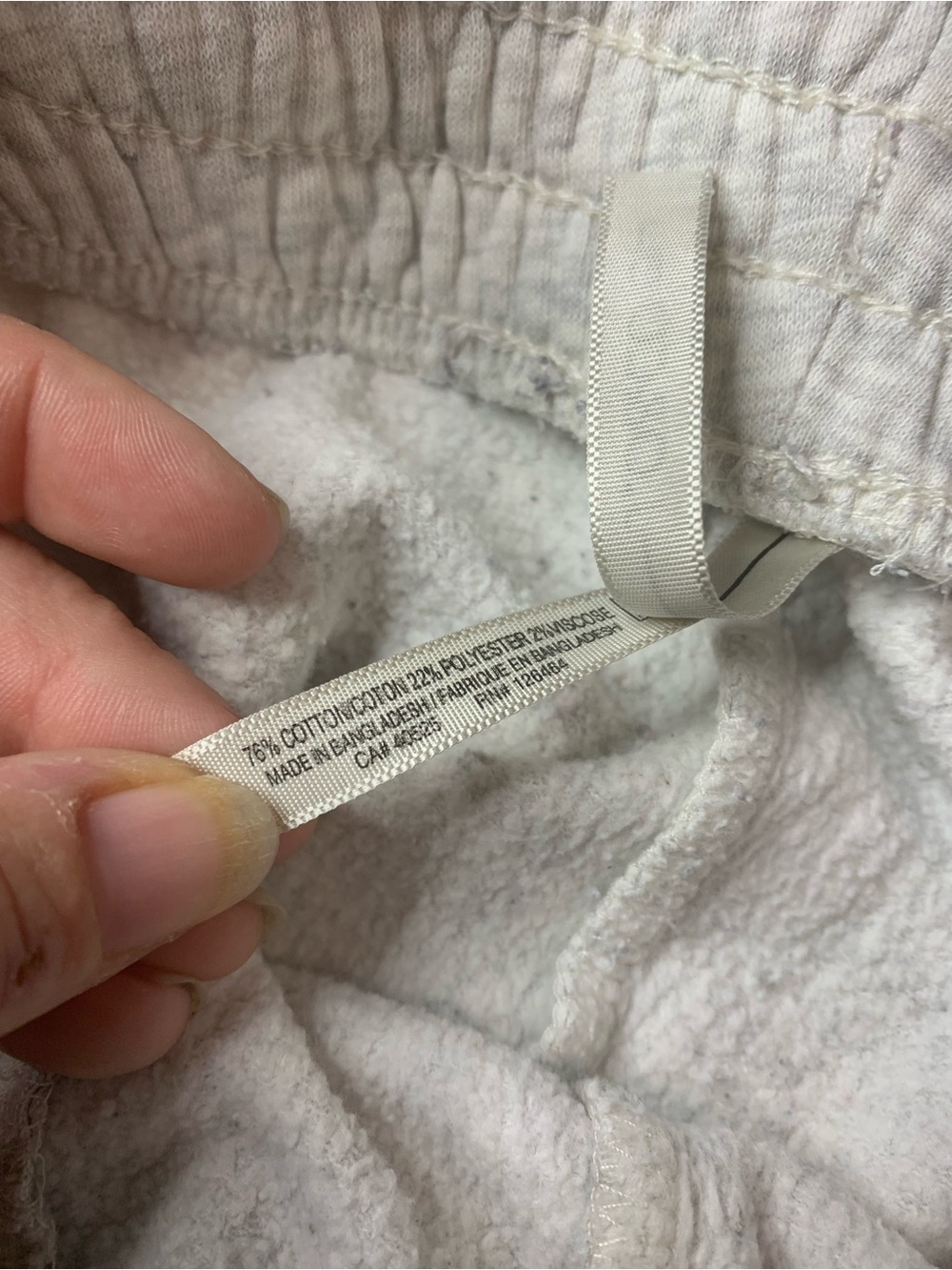 J.O & CO. Heather Gray Fleece Joggers Sweatpants Women's Size L - Picture 3 of 9